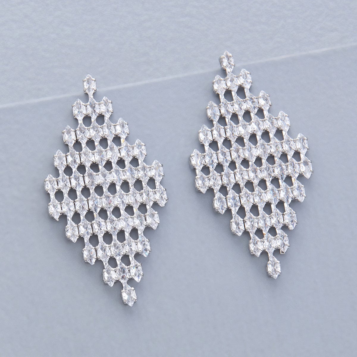 American Diamond Embellished Butterfly Pearl Studs | A31-BALA23-53 | Cilory .com